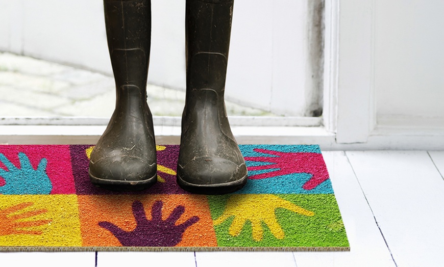 Image 71: Antislip kokosnoot deurmat