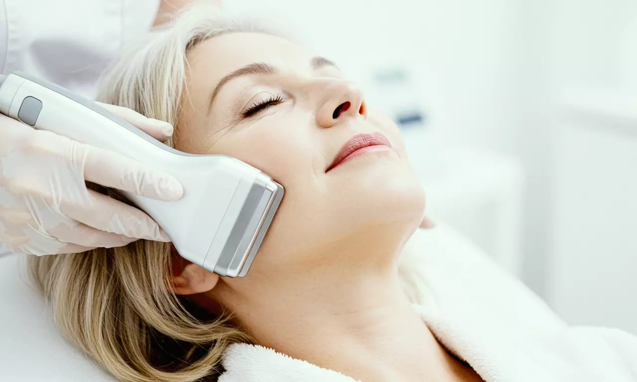 One Ultra Sonic Therapy Treatment for Under Eye / Chin / Full Face and Neck at S beauty institute - Upto 60% Off - Primary Image