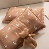Image 1: Breathable Pure Cotton Kids Pillowcase Pair