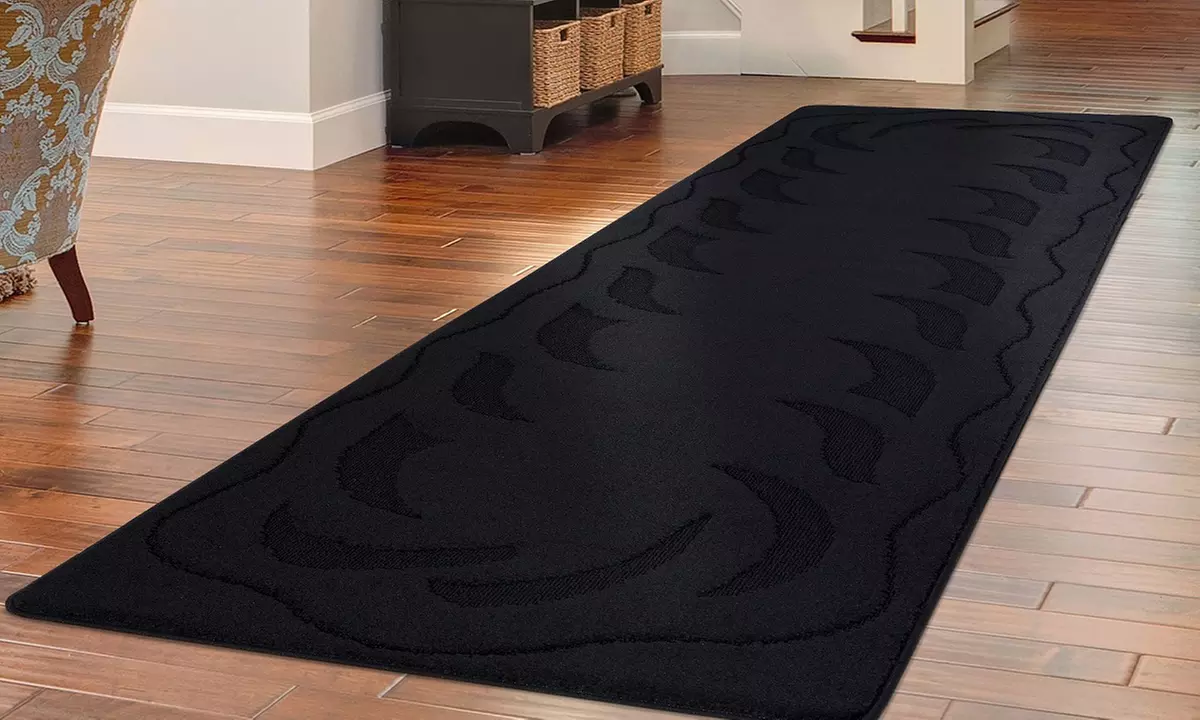 Ovalack Machine Washable Non Slip Door Entrance Mats