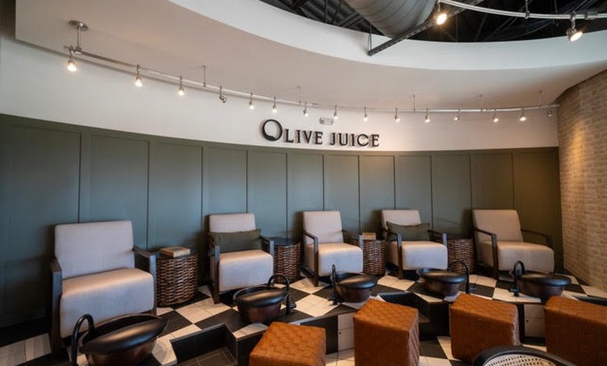 Image 1: Up to 40% Off on Nail Salon - Mani-Pedi at Olive Juice Beauty Bar