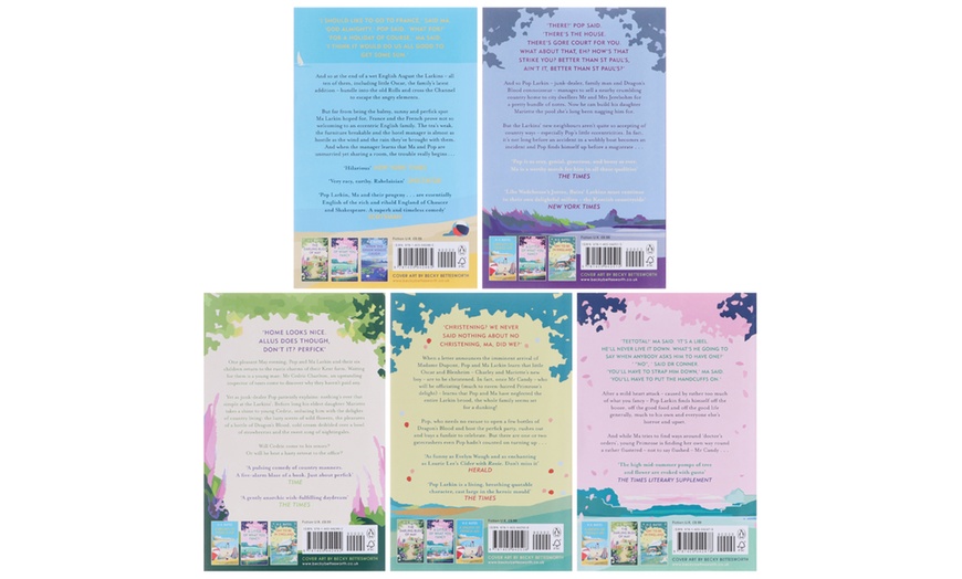 Image 4: Penguin The Larkin Family Series 5 Book Set Collection by H. E. Bates 