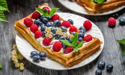 Für 2 Personen: Waffeln oder Pancakes nach Wahl - Pressecafé Am Alexanderplatz