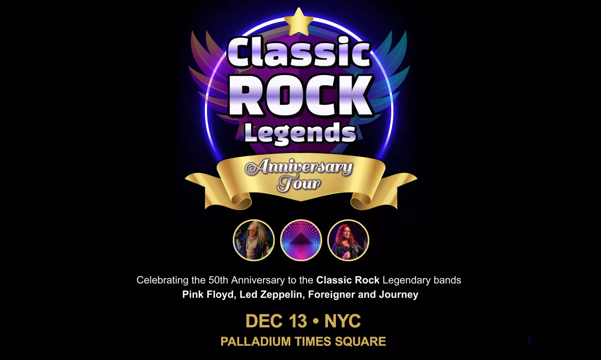 Classic Rock Legends - 50th Anniversary Tour on Dec 13th at 8 p.m. - Primary Image