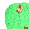 Image 33: Cheveux Corp. Women's Solid Classic CC Beanie