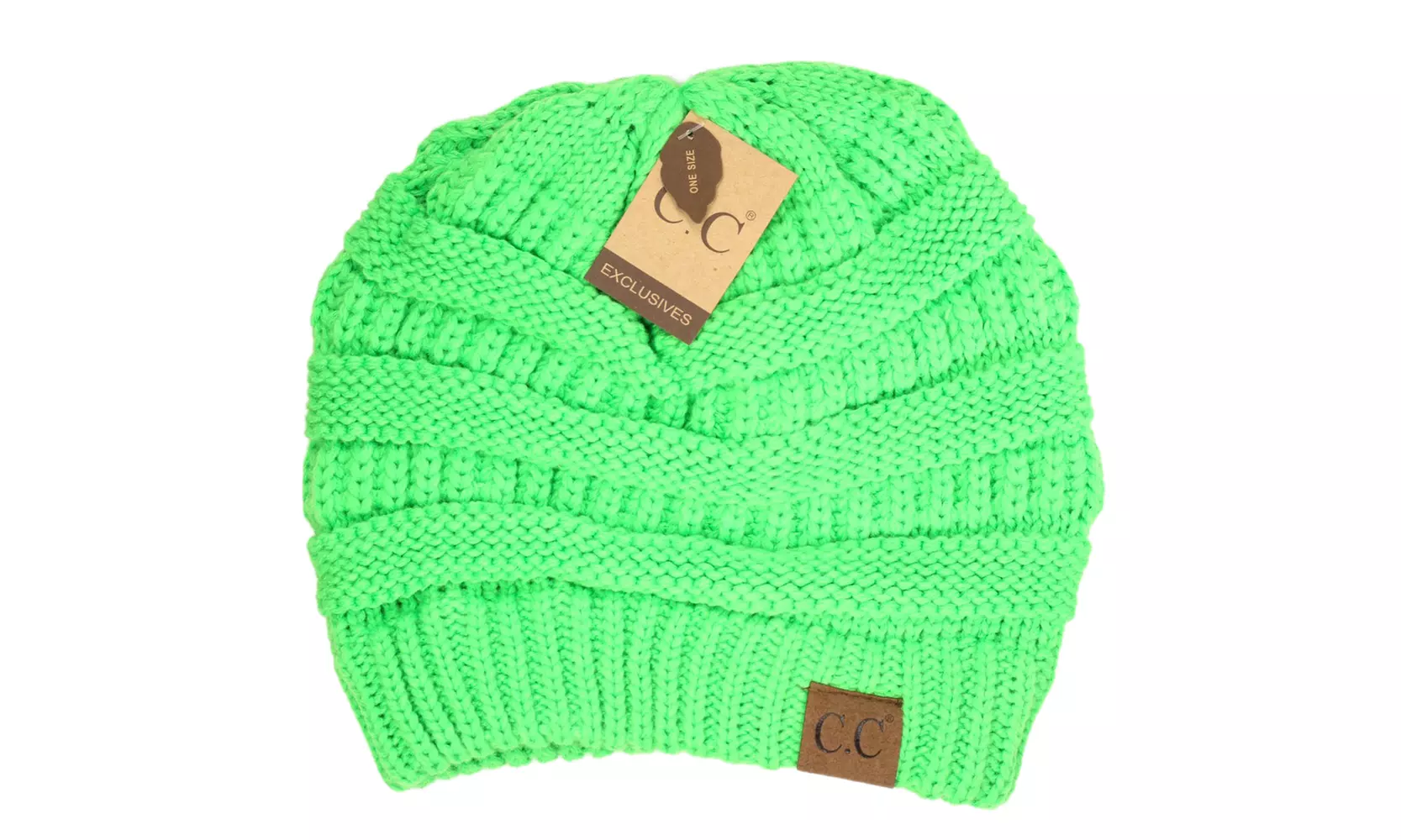 Cheveux Corp. Women's Solid Classic CC Beanie