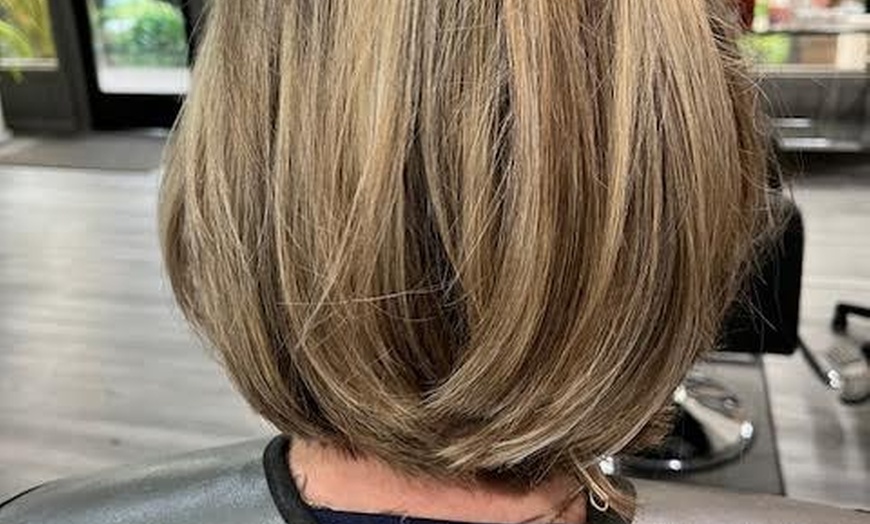 Image 2: Haircut with Conditioning & Blowdry or Choice of Hair Color Services