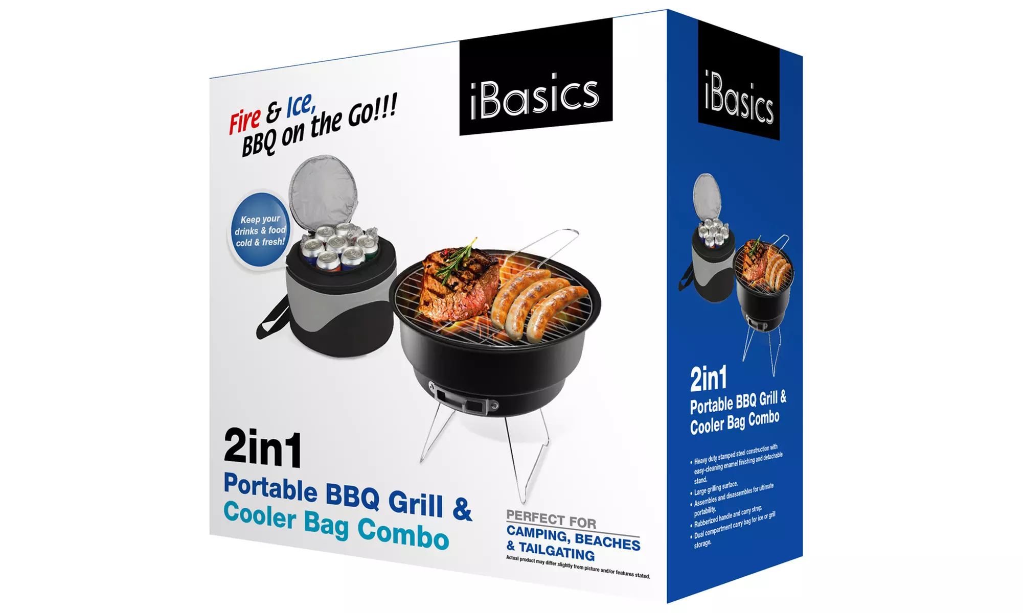 2-in-1 Portable BBQ Grill and Cooler Bag - Second Medium