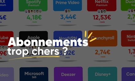 5€ de crédit pour payer moins cher ses abonnements
