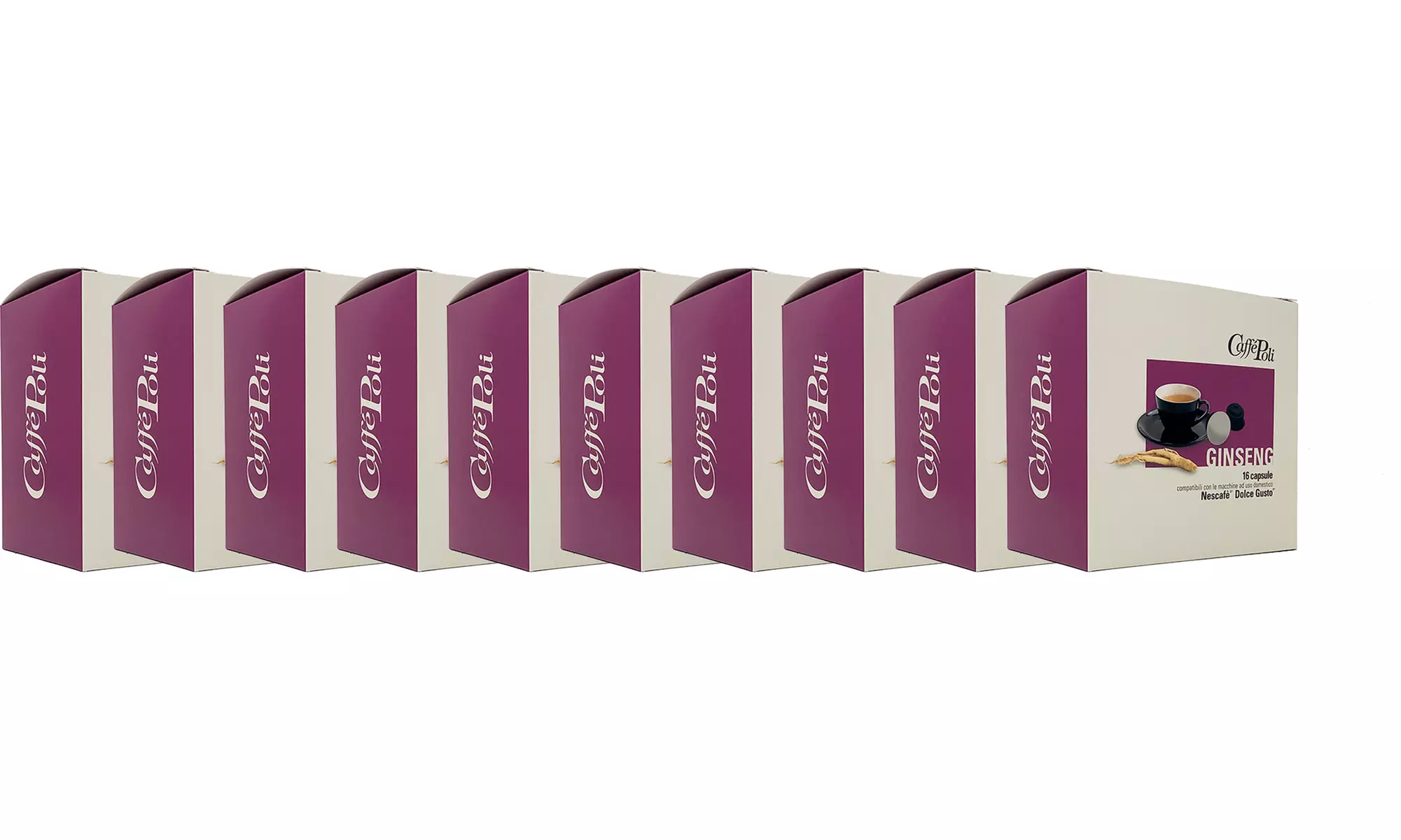 Fino a 256 capsule Caffè Poli compatibili Dolce Gusto