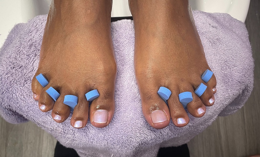 Image 2: Get Gel Polish, Manly, or Regular  Manicure & Pedicure