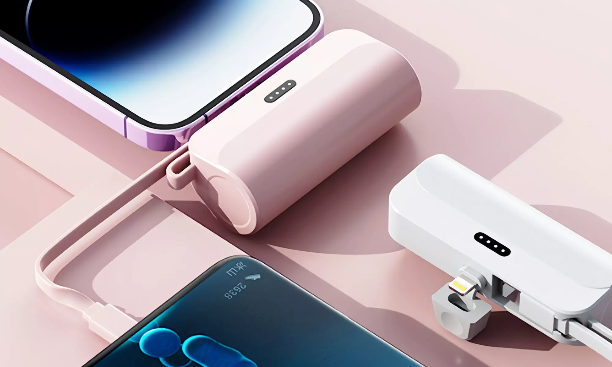 Tragbare Mini-Kapsel-Powerbank 5000 mAh