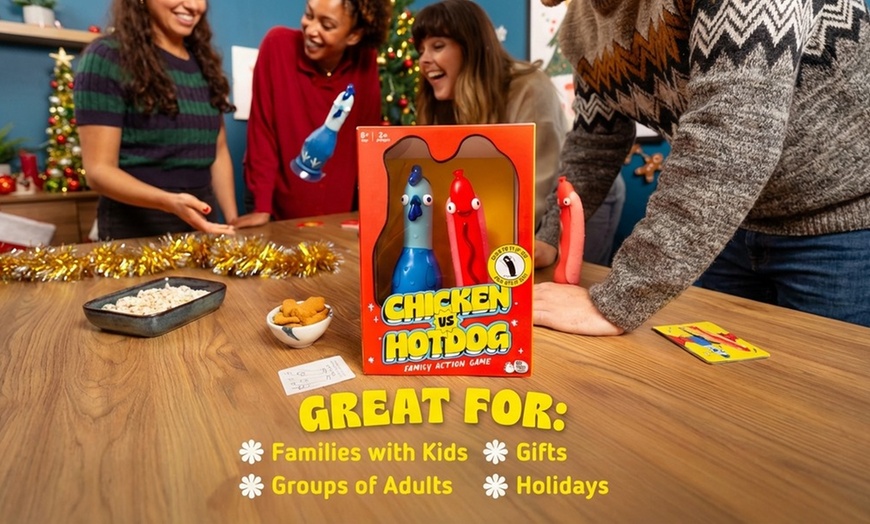 Image 5: Race to Flip 'Em and Stick 'Em Family Party Game for All Ages