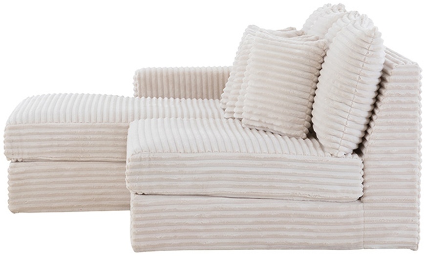 Image 9: Canapé d'angle "Kendari" de Kocoon en velours côtelé