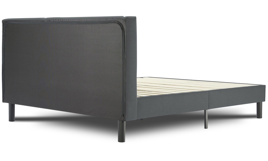 Image 19: Lit en tissu "Ric"