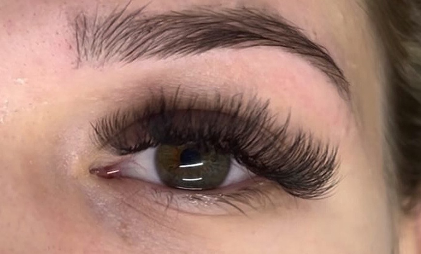 Image 2: Classic, Hybrid, Russian Volume, or Mega Volume Eyelash Extensions