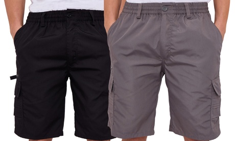 Label Apparel Women's Grey Men'scargo Combat Shorts: / 2XL