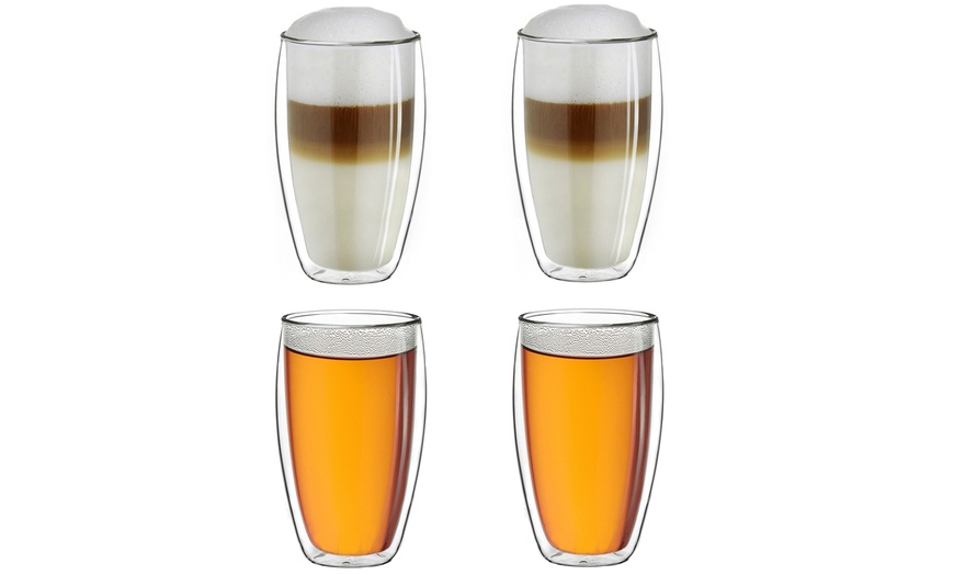 Image 9: Coffret cadeau avec 4 ou 6 verres à double paroi de la marque Creano