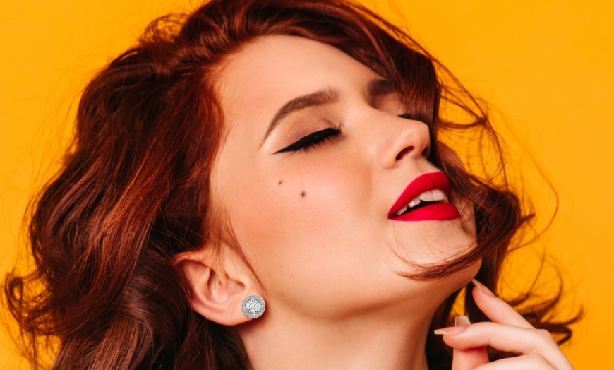 Image 2: Boucles d’oreilles élégantes et scintillantes SC Crystal Paris 