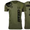Chicago - Military Green-Black Print