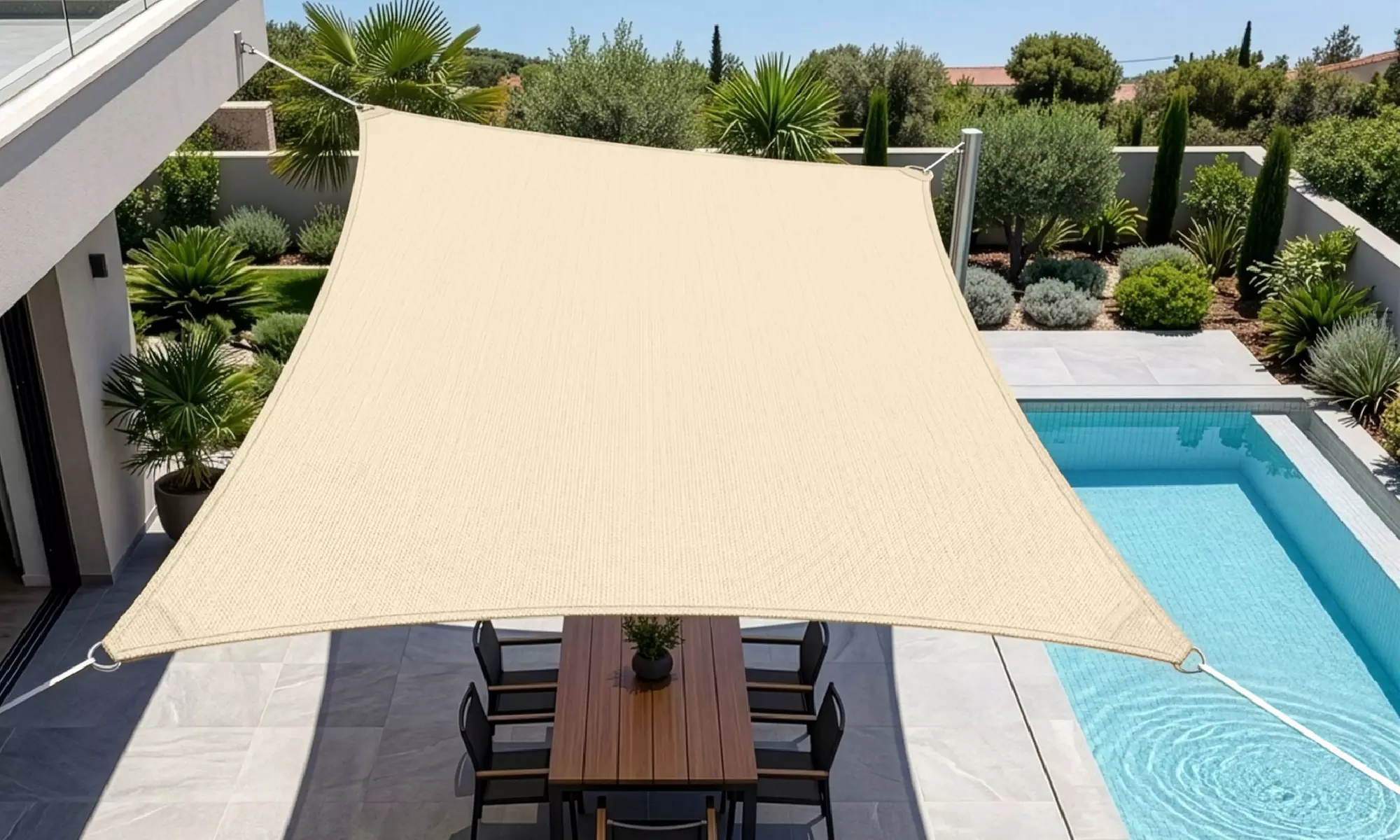 Tenda a vela triangolare