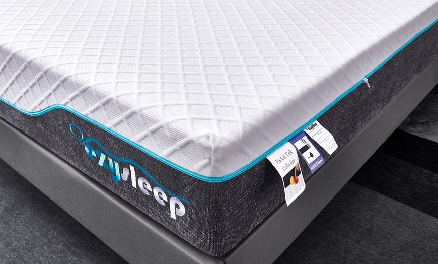 Image 3: Cooling Astra 24cm Depth Hybrid Mattress