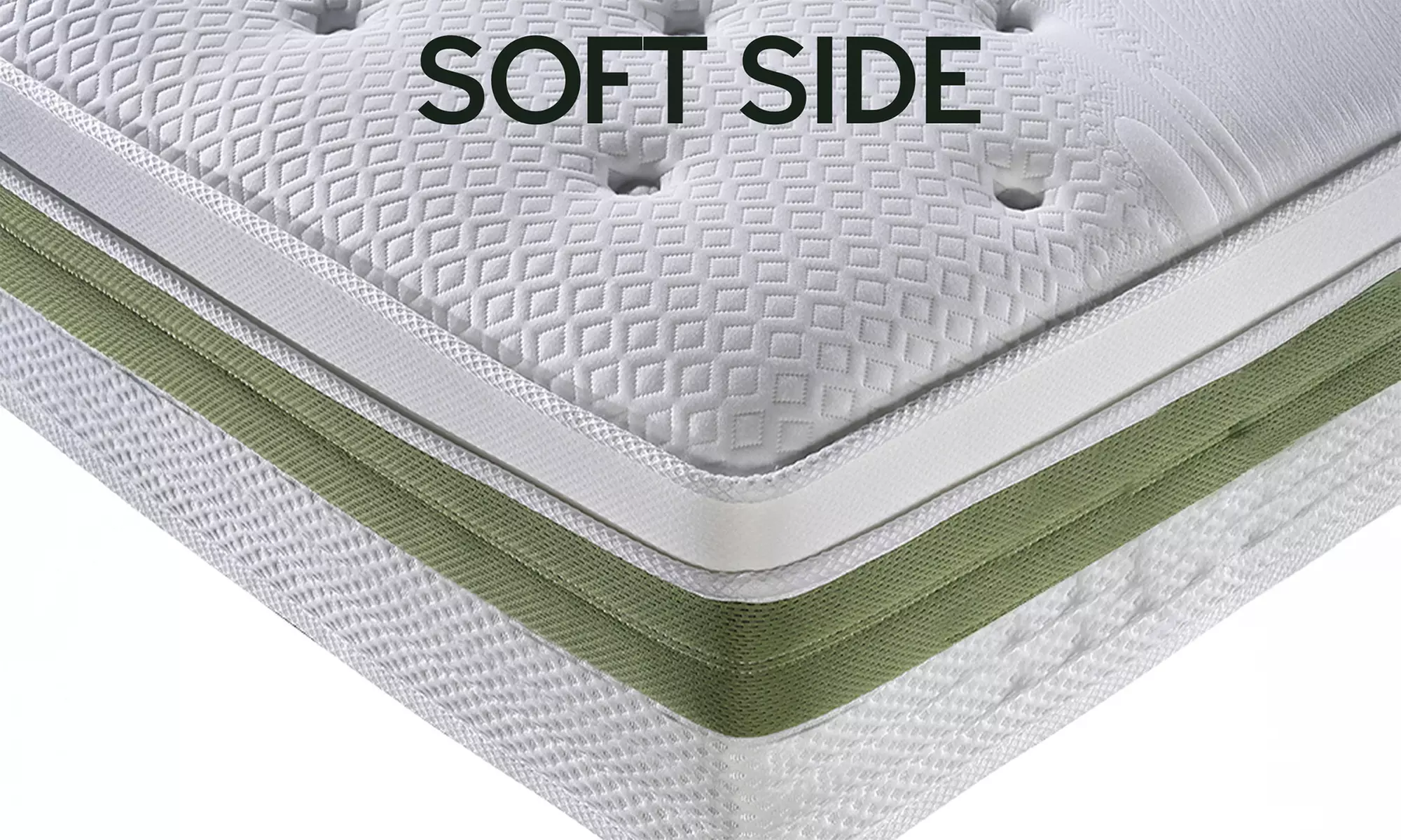 Colchón viscoelástico Biconfort con 2 zonas de confort, de Sampur