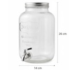Image 5: Dispenser in vetro da 4 L