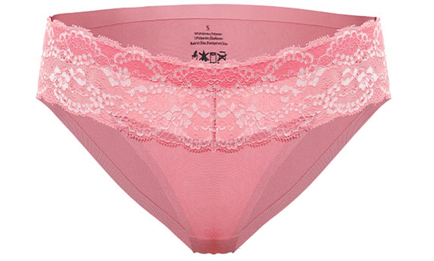 Image 6: 6x oder 12x Nahtloses Spitzenhöschen