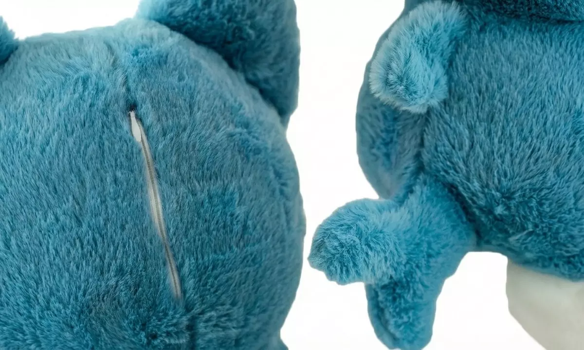 Heartbeat Plush Doll with Removable Filling and Soothing Simulator