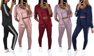 Women's Three-Piece Gym Suit