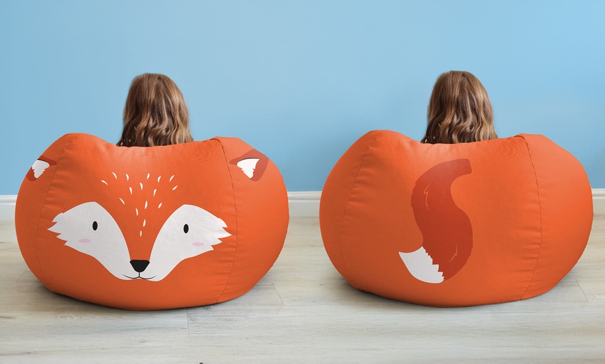 Image 2: rucomfy Beanbags Playful Kids Bean Bag 