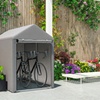 Image 13: Outsunny Portable Garden and Bike Storage Shed