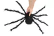 2.5Ft Giant Scary Fake Black Hairy Spiders with Purple Lights for Halloween - Second Medium