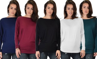 Lyss Loo Women's My Go To Dolman Sleeve Top