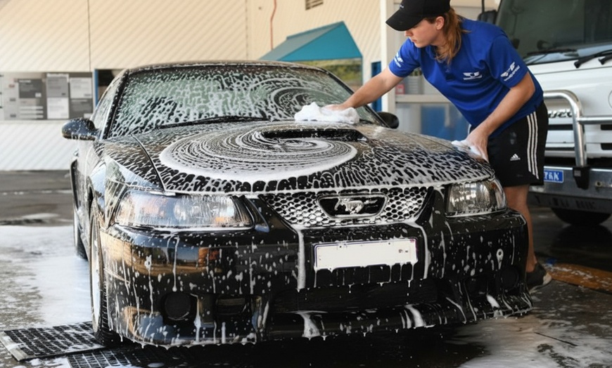 Image 6: Up to 40% Off on Exterior Wash & Wax (Exterior Detail) - Car at Baystar Express Hand Car Wash New