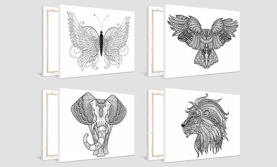 Colorable Canvas from CanvasOnSale (Up to 89% Off). Six Options Available. - Second Medium