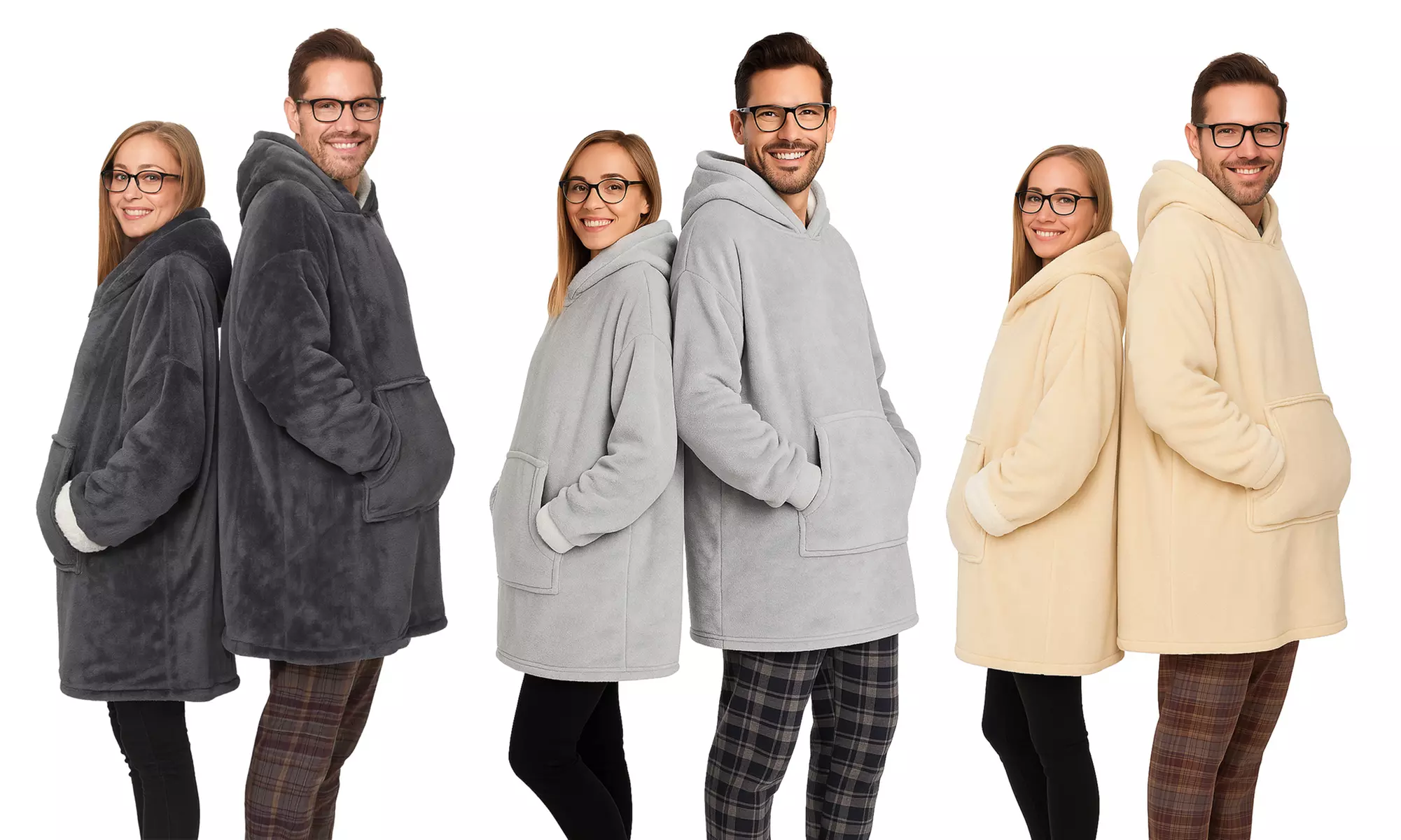 Pull plaid à capuche Bill Tornade, coloris au choix - Primary Image