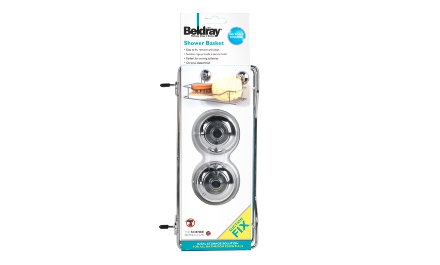 Image 4: Beldray Suction Shower Caddies