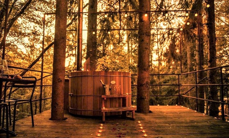 Image 1: Périgord Vert : 1 à 3 nuits en cabane/Love' Nid avec petit-déjeuner 