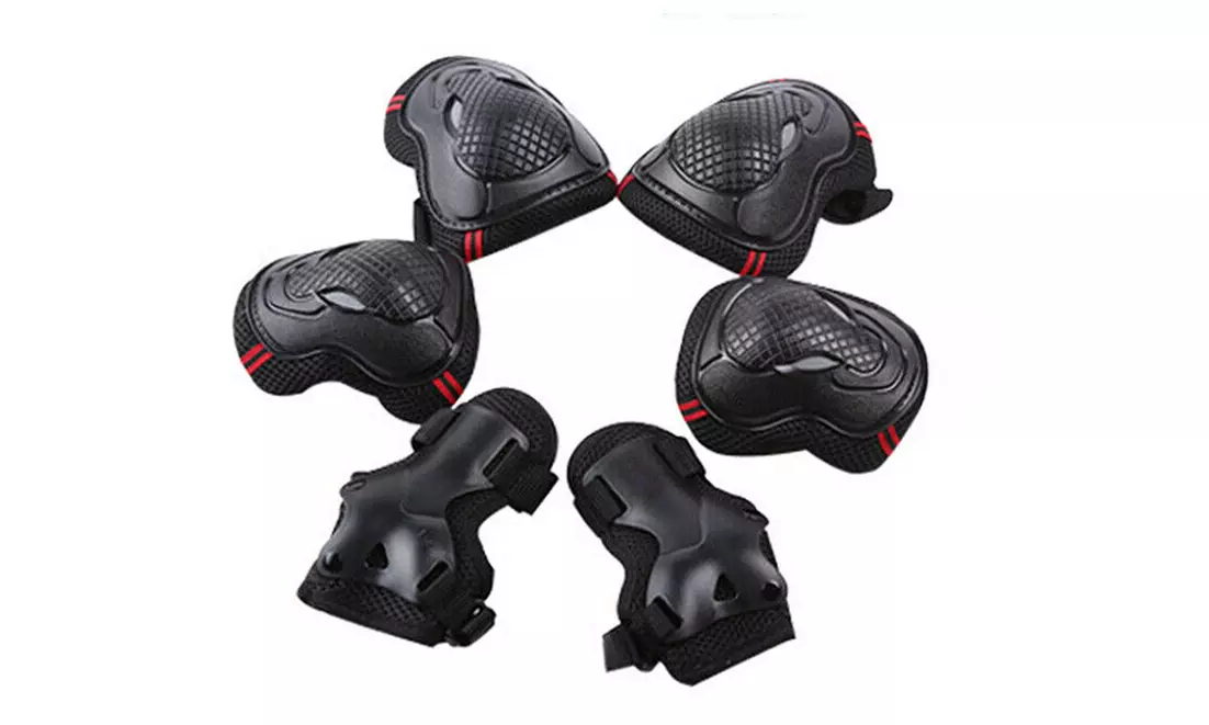 US Wrist Knee Pads Elbow Guards Protective Gear Set For Skateboard Skate Bike