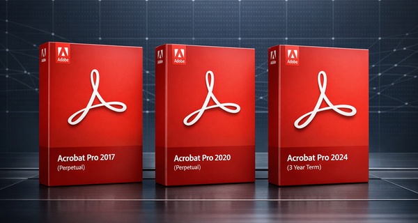 Adobe Acrobat Pro for Windows - 2017 | 2020 | 2024 (One-Time Purchase)