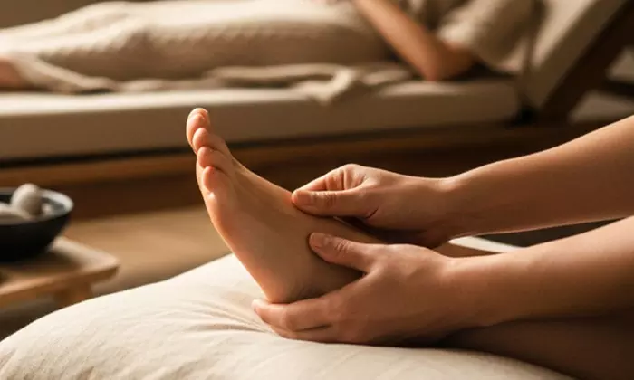 Fußreflex-, Rücken-, Nacken- & Kopf-Massage oder Balinese-Massage