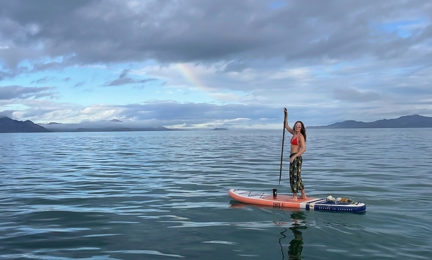 Image 4: Paddleboard Yoga & Fitness Classes with Morning or Sunset Sessions