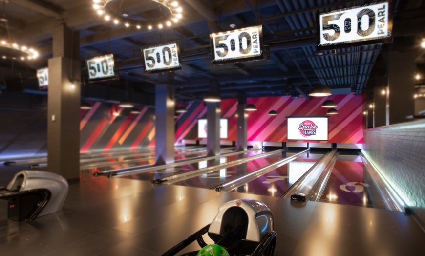 Image 1: Up to 49% Off 1 or 2 Hours of Bowling with Shoes at Spare Lanes