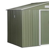 Image 3: Outsunny Large Metal Garden Shed; Durable and Easy Assembly