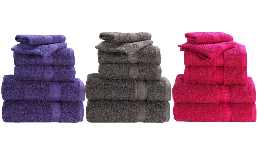 Image 1: Six-Piece Cotton Towel Bale Set