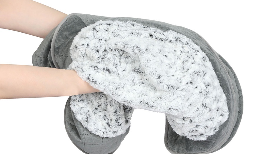 Image 6: Pawz Skylos Orthopaedic Dog Bed with Bolster Support