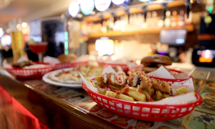 Image 5: Pizza or Burger at the Ultimate Liverpool Football Club Sports Bar!