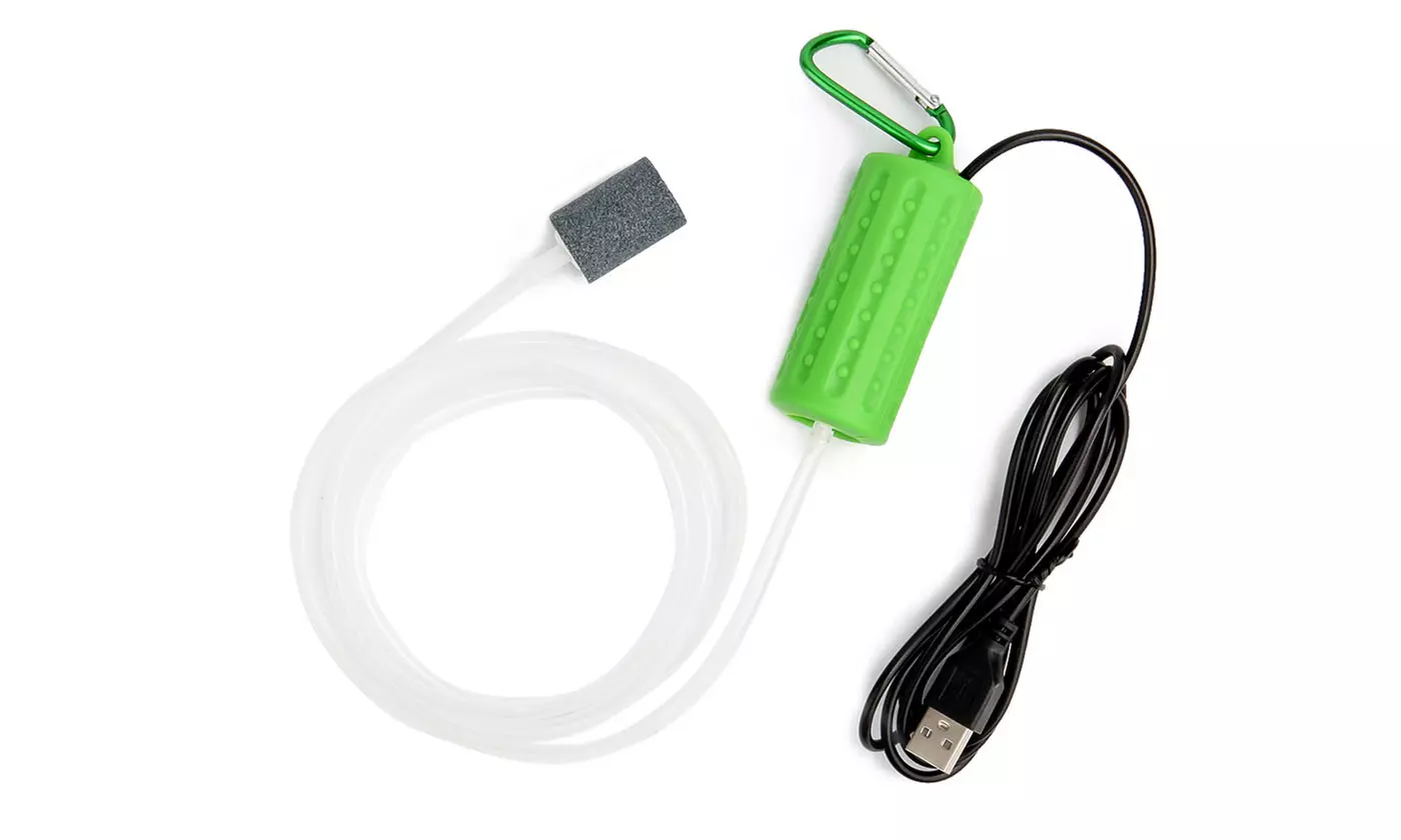 USB Aquarium Mini Oxygen Air Pump Portable Fish Tank Mute Energy Saving Supplies